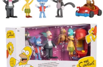 The Simpsons JAKKS Pacific Krusty Cast Action Figures Multi-Pack/ The Simpsons 2.5 Inch Figure Springfield City Multipack £27.99 Prime Deal