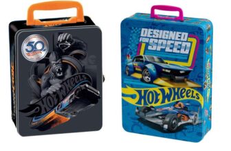 Theo Klein 2881 Hot Wheels Storage Case Metal suitcase for up to 50 cars