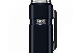 Thermos – Stainless King Midnight Blue/Copper/Raspberry/Red Travel Flask (1.2L) Premium Leak Proof Insulated Tea & Coffee Flask – Prime Deal