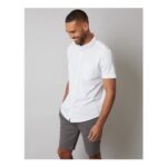 Threadbare Mens Majestic Short-Sleeve Plain Shirt