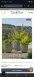 Three Ribbed Planters – Flecked Slate