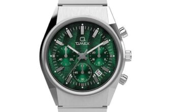 Timex – Q Timex Falcon Eye Chronograph 40mm Mens Watch, Green