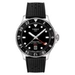 Tissot Seastar 1000 GMT Quartz Watch Sapphire Crystal 300M WR 40mm Black Model: T1208521705100