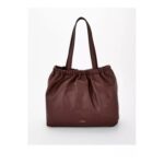 Tommy Hilfiger Soft Leather Tote – Brown