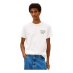 Tommy Jeans TJM Slim Short Sleeve T-Shirt, White, L