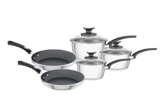 Tramontina Stainless Steel Cookware Set, 5 Piece