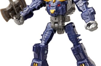 Transformers CYBERWORLD Changers Megatron Action Figure, Epic World of Action Decepticon Toy, Quick-Change Conversion, Blaster Detail, Collectable Super-Villain Figure for Kids