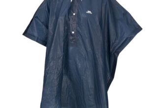Trespass Canopy Rain Poncho Water Resistant Festival Cape with Hood (Size L) – Prime exclusive
