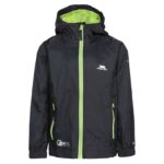 Trespass Kids Jacket Qikpac – Waterproof, Breathable, School Raincoat, 2 Zip Pockets, Full Zip, Adjustable Hood – Prime Members Only