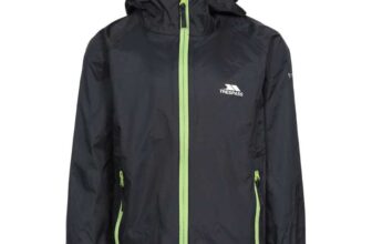 Trespass Kids Jacket Qikpac – Waterproof, Breathable, School Raincoat 3-4 years – Prime Deal