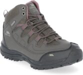 Trespass Womens Walking Boots Mitzi – Mid-Cut, Waterproof, Breathable Membrane, Ankle Supportive, Cushioned Collar and Tongue, Protective Toe and Heel Guard