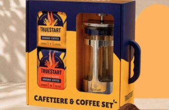 Truestart Coffee Starter Pack: 1L Cafetière Plus 2 200g Ground Coffee (choices available) W/Code Truestart Coffee
