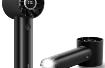 Turbo Hand Held Fans with LED Torch Sold by gaiatop / FBA