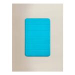 Turquoise Memory Foam Bath Mat