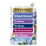 Twinings Superblends Wind Down Collection 20 Tea Bags 33.3g