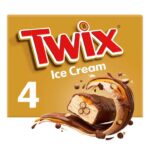 Twix Chocolate & Caramel Ice Cream x4 (Nectar Price)