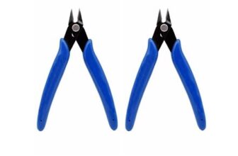Two 5-Inch Diagonal Wire Cutters for DIY Zip-Ties