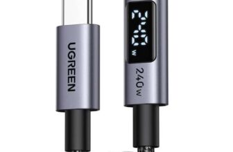 UGREEN 240W USB C to USB-C Cable with Built-in Digital Screen PD 3.1 Type C to C Fast Charging Cable – Sold by UGREEN GROUP LIMITED UK