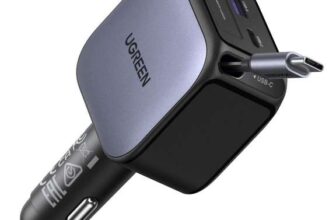 UGREEN 60W Retractable Car Charger Fast Charge 3-Port Car Accessories // UGREEN Car Charger 90W Fast Charge – £15.99 – Prime deal