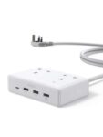 UGREEN Extension Lead with 4 USB Slots, 2 Way 2990W Max Multiple Plug with 1.5m (White), – prine Sold by UGREEN GROUP LIMITED UK / FBA