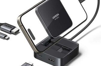 UGREEN USB C Hub, 4-in-1 Magnetic 4K60Hz USB-C to HDMI Adapter, 100W PD Charging, USB-A/C Data Ports, Foldable – Ugreen Group/FBA