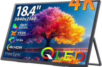 UPERFECT 18.4 inch 4K QLED Portable Monitor – with code – Sold by Uperfect Overseas Store