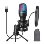 USB Gaming Microphone with Tripod Stand