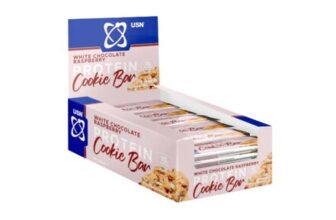 USN Trust White Chocolate Raspberry Cookie Bar 60g – Case of 12