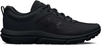 Ua Mens Ua Charged Assert 10 Black / Black / Black 9 Running Shoes