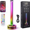 Ultra-Thin LED Light Bar 1 Pack, Smart RGB Gaming Lamp with Remote Control and App, 16 Million Colors Music Sync Ambient Lighting, Aluminum Alloy Desktop PC Monitor Backlight (1 PCS)