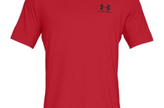 Under Armour Mens Ua Sportstyle Lc Ss Super Soft Mens T Shirt for Training and Fitness, Fast-Drying Mens T Shirt – SIZE MEDIUM