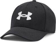 Under Armour UA Blitzing Low Stretch Fit Cap Mens Colour: Black/White Size: L-XL – with Prime