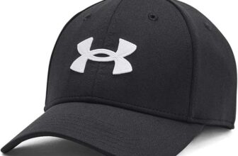 Under Armour UA Blitzing Low Stretch Fit Cap Mens Colour: Black/White Size: L-XL – with Prime