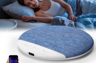 Under Pillow Speaker Bluetooth with White Noise Timer,Ultra-Slim Flat Sleep Speaker Under Pillow Speaker for Sleeping,Wireless Rechargeable Sleep Aid Speaker,Volume Adjustable