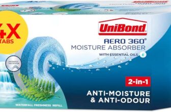 UniBond AERO 360 Moisture Absorber Waterfall Freshness Refill Tab – 4 Pack – Prime Price