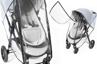 Universal Rain Cover, Zip Opening Roll-up Door for Easy Access, Food-Grade EVA, Quick Installation, Breathable, Waterproof, Odourless, Durable, Clear