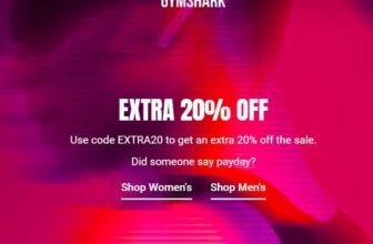 Up to 50% off the Gymshark sportswear Sale Extra 20% off with Code Delivery Free on £50 spend