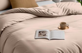 Utopia Bedding Duvet Cover Double – Soft Microfibre Polyester Duvet Cover with Pillow cases – Bedding Quilt Cover Set (Beige)