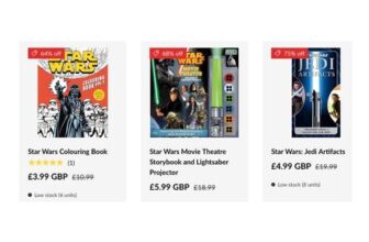 VARIOUS STAR WAR BOOKS – Figure Building – Colouring in – Childrens Prices from
