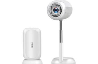 VGKE Mini Portable 4K Projector with Autofocus and Keystone Correction