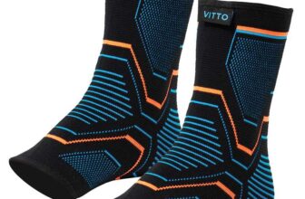 VITTO Ankle Support for Sprained Ankle, Arthritis, Injury, Recovery (Pair S – XL) Sold by Vitto / FBA – Prime Exclusive