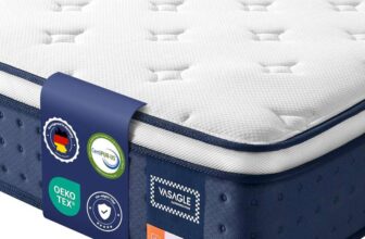 Vasagle Hybrid Mattress with Pocket Springs & Gel Memory Foam (Single £67.99 / Double £80.55) (Prime Exclusive)