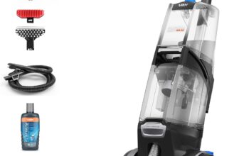 Vax Platinum SmartWash Carpet Cleaner Machine, Rug, Upholstery, Car, Stair Upright Shampooer Washer, Handheld Spot Cleaning, SpinScrub and Wash Tools, Solution, 1200W, 8.5kg, CDCW-SWXS