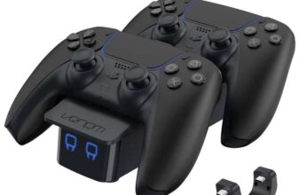 Venom PS5 Charging Dock – Twin Dock Controller Charging Station – Black – Sold by Venom Gaming Accessories