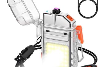 Vicloon Electric USB Plasma Arc Lighter, 3 Modes Flashlight, Windproof and Waterproof – Sold by HANSBUY FBA