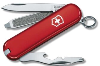 Victorinox Rally Swiss Army Knife Small, Multi Tool, 9 Functions, Bottle Opener, Screwdriver, Red