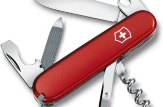 Victorinox Sportsman Swiss Army Knife, Medium, Multi Tool, 13 Functions, Large Blade, Bottle Opener, Red – Sold by Tyh Group FBA