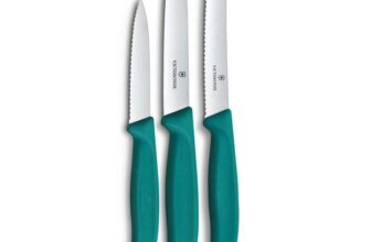 Victorinox Swiss Classic 3-piece Kitchen Knife Set – (Paring Knife, Tomato Knife and Breakfast Knife)