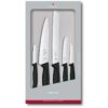 Victorinox Swiss Classic Kitchen Knife Set, Cooking Knives, Set of 5, Extra Sharp Blades, Swiss Made, Black (Prime Day Deal)