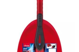 Vileda 2 in 1 Dustpan Set